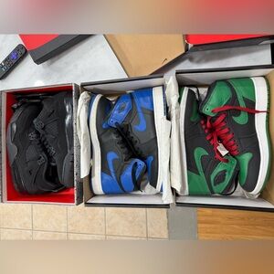 Nike Kids Sneakers - Black, Blue, Green